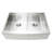 KBFmore  Single Bowl Apron Front Farmhouse Workstation Kitchen Sink with 6 PCs Accessories-98377039