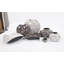 Flared Black Marbled Iron Plate