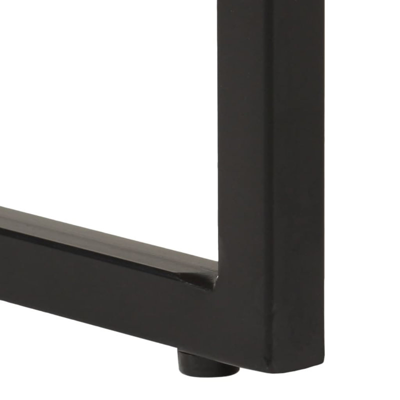 Deni Dining Table, Brown, Black, 29.92'' H x 47.24'' W x 23.62'' D