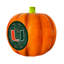 NCAA Miami Hurricanes - Logo 3D citrouille en résine décorative | 10 po