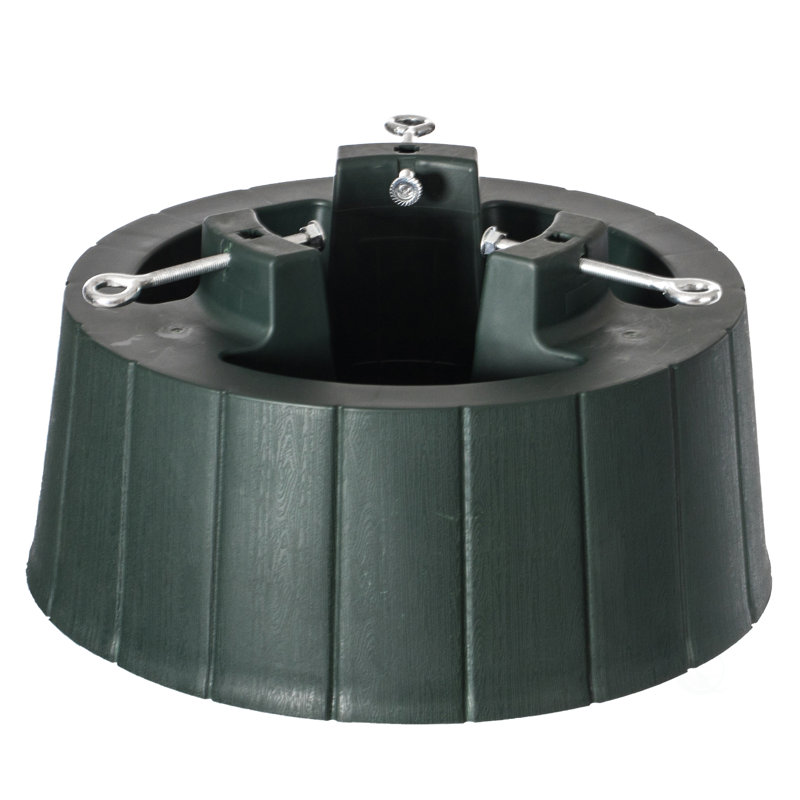 Plastic Live Tree Stand, Green
