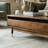 Modern rectangular solid wood coffee table-805510049