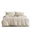 Ensemble de housse de couette en jacquard de coton et lin texturé-127356654