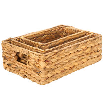 Kids Woven Baskets Wicker Acorn Basket