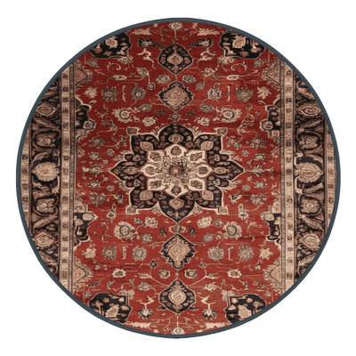 Tapis brun lavable à la machine
