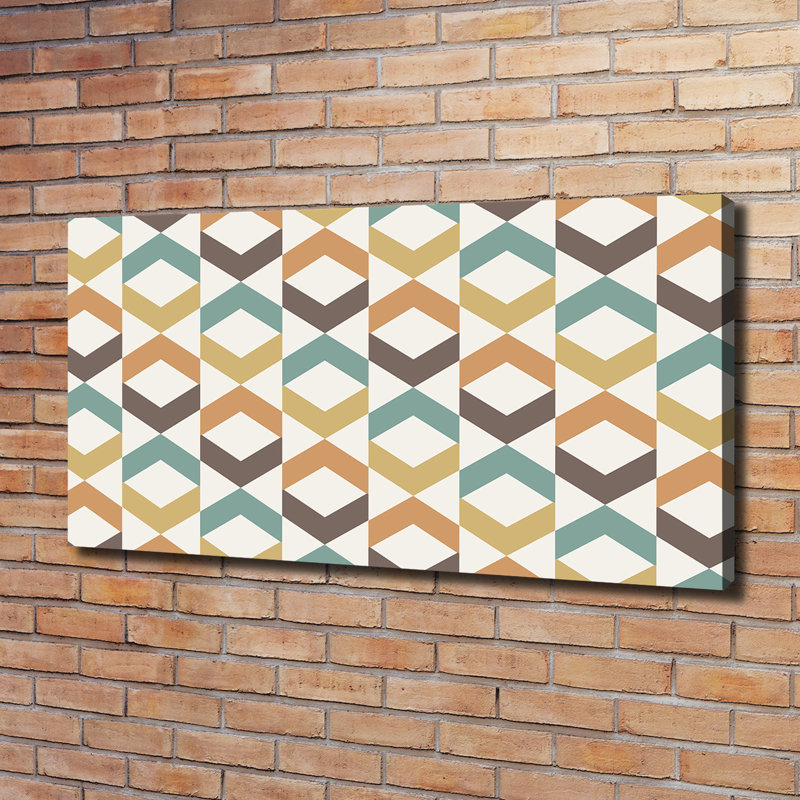 Retro Background - Wrapped Canvas Print
