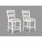 Counter Height Dining Table Set, Rectangular Table with Storage, 4 Upholstery Chairs and 1 Bench