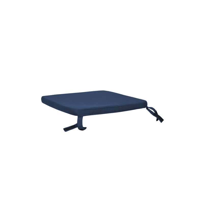 Seat Cushion for BFM Maui Chairs, Armchairs & Barstools, Navy, 15.5" W x 15.5" D