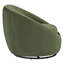 Fauteuil Barral pivotant rembourré Macry-124140788