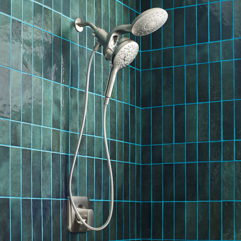 Inly Aromatherapy Multi Function Handheld Shower Head, Spot Resist Brushed Nickel