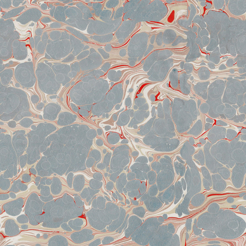 Impermanence Stone Wallpaper Roll, Gray/Red/Taupe