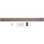 Tringles à rideaux pour fenêtres, embouts (bronze)-1076174284