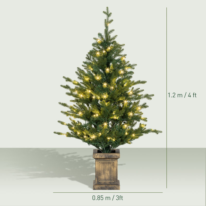 121.92cm H Lighted Artificial Christmas Tree