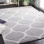 Tapis gris clair / blanc Fleuriane-1294557848