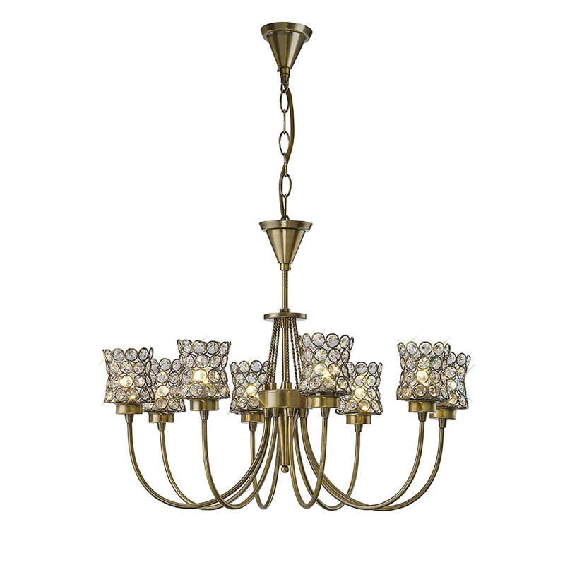 8 - Light Shaded Chandelier