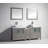  Framed 29.9" Double Bathroom Vanity Set with Mirror-27042732