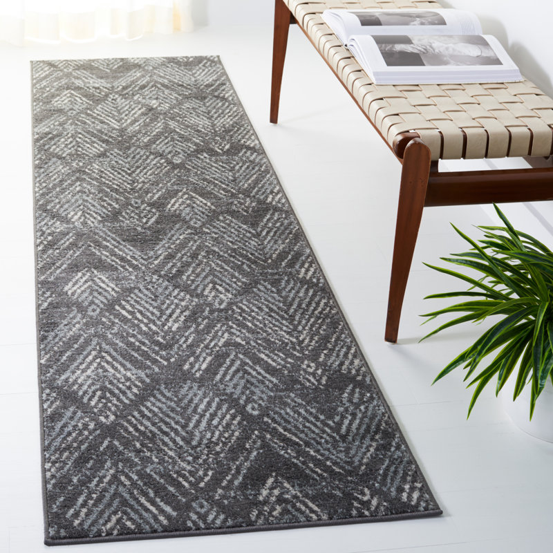 Brynlea Performance Chevron Rug, Runner 2'3" x 8'