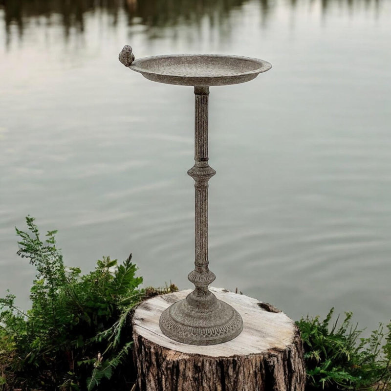 Blaydon Metal Freestanding Tray Bird Feeder