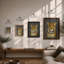 Leopard Gaze Modern - Framed Print-1706780402-1706780403