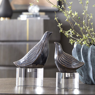 Sculptures grises Arjola, ensemble de 2