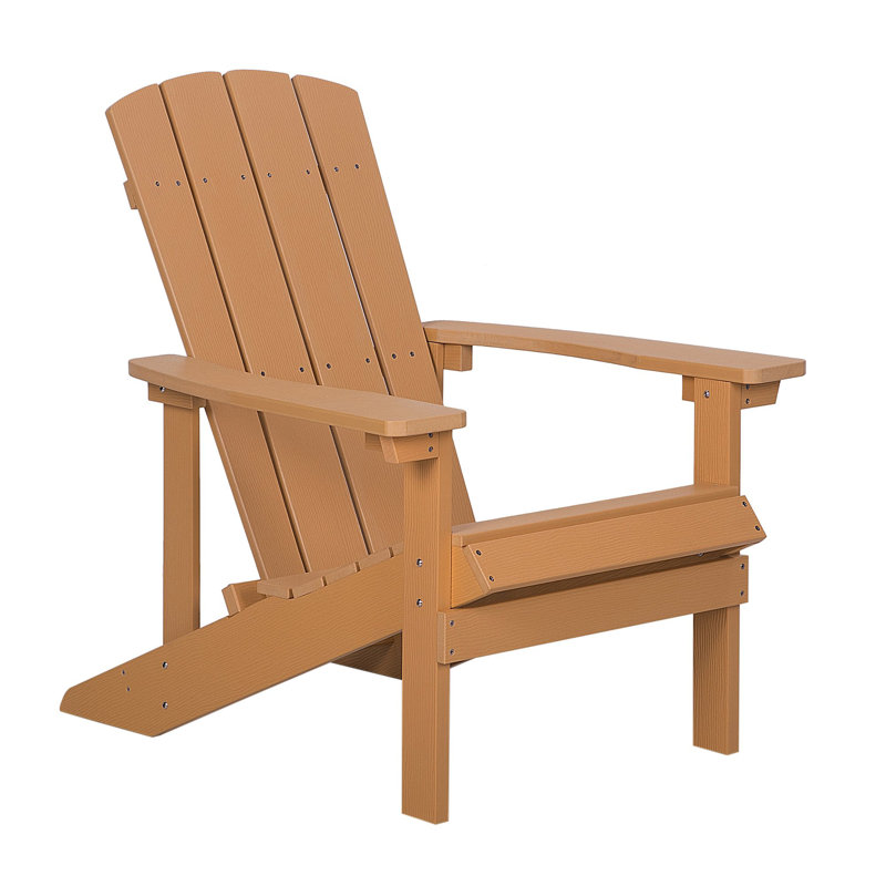 Calais Outdoor Adirondack Chair, Light Wood