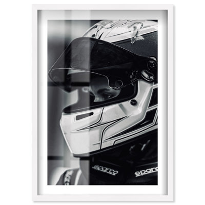 «Eyes on the finition» Shadowbox Print Sports, impressions encadrées par Notoriart
