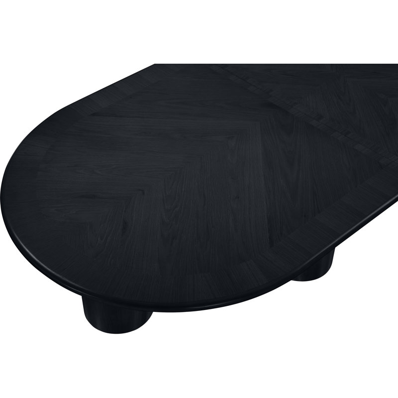 Table de salle à manger Dolan, Noir