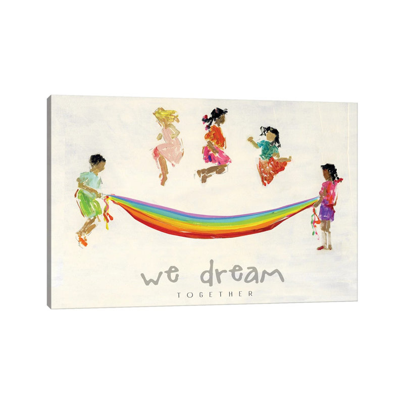 Rainbow Kids We Dream, H 8 po x l 12 po x P 0,75 po