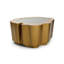 Amorphous Cocktail Table W/Glass Top-1513112483