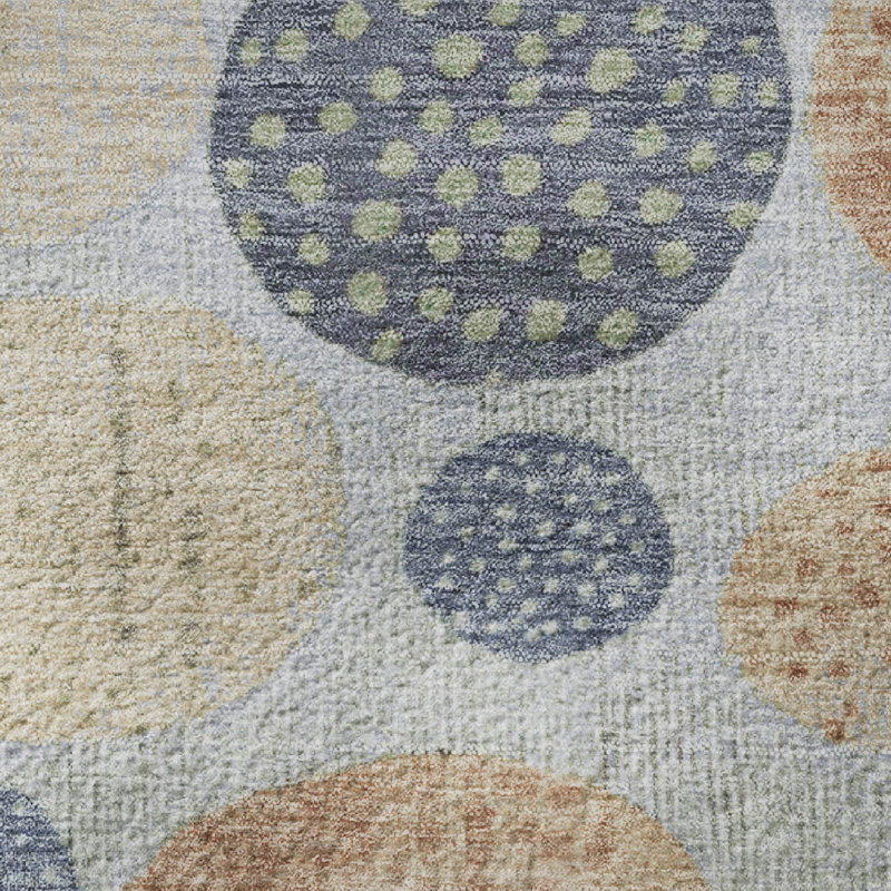 Tapis géométrique de qualité supérieure lavable à la machine Jakiyra AMF1899, Tapis de couloir 2 pi 3 po x 7 pi 6 po