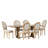 Holli 6 - Person Extendable Trestle Dining Set-1248920529