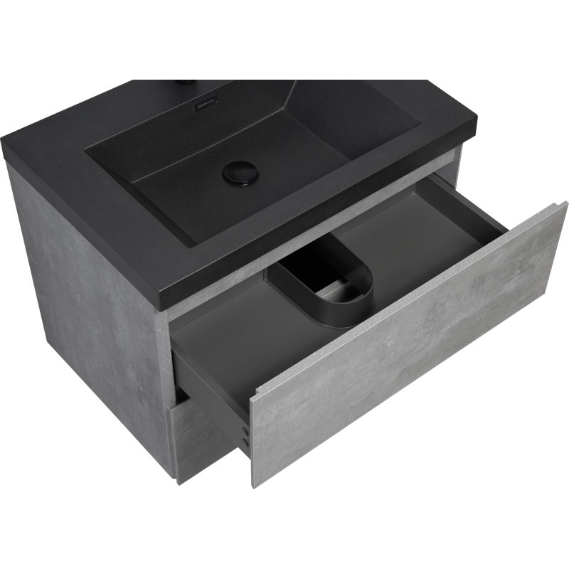Meuble-lavabo flottant avec lavabo Grayson