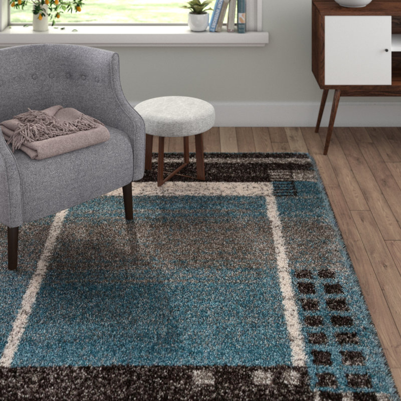 Risher Shag Area Rug, Rectangle 120cm x 170cm