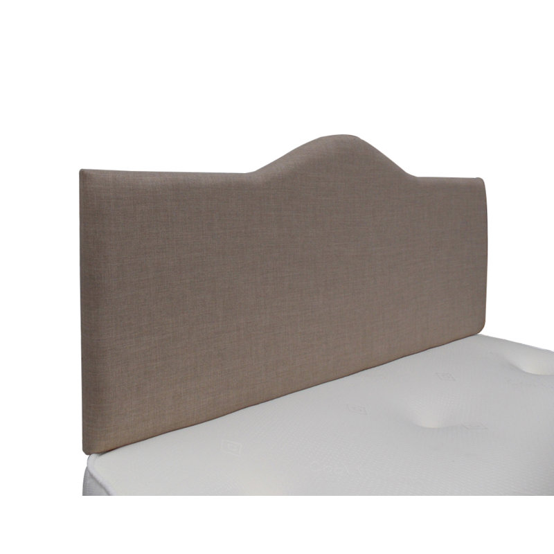 Burbank Upholstered Headboard, Purple, Kingsize (5'), 100% Linen