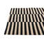 Tapis noir et blanc Orta