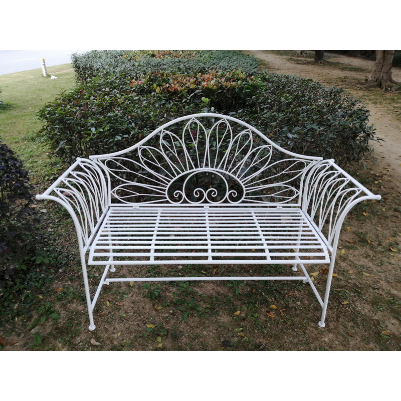 Banc de jardin en métal Severson