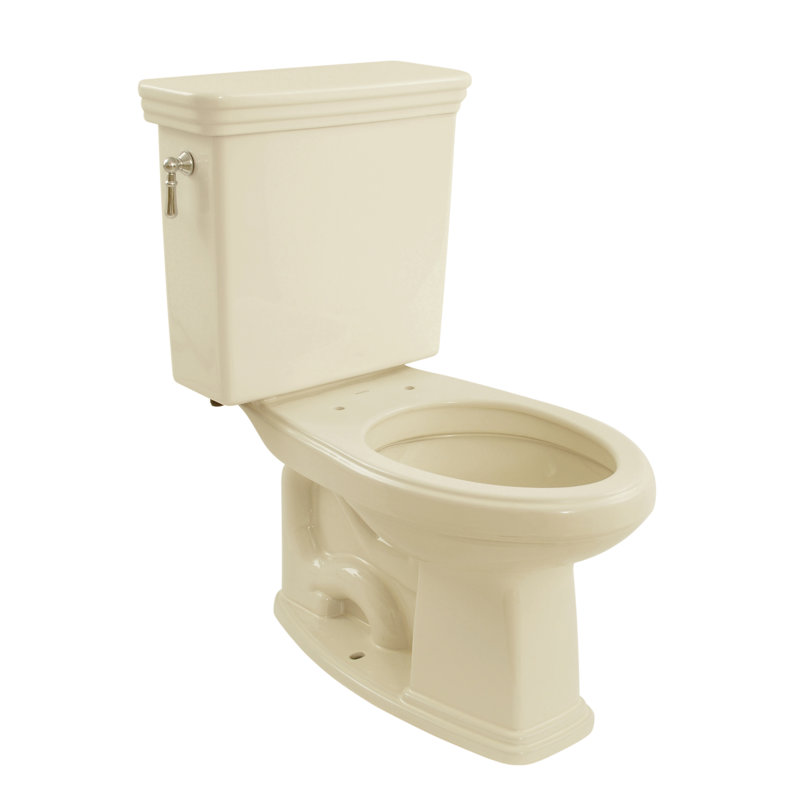 Toilette allongée deux pièces à hauteur universelle 1,6 GPF TOTO® Promenade®, os, Os