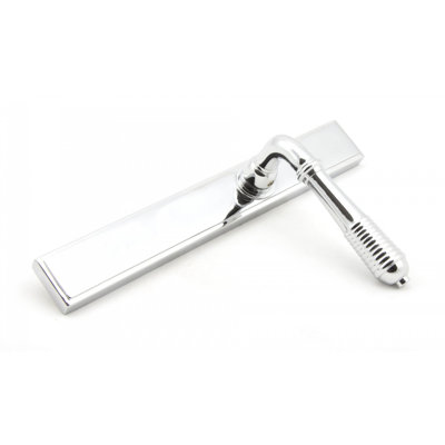 Reeded Slimline Lever Latch Set