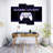 " Game Over Controller Glitch Multi Piece Canvas Print " by Logic Nerds 4 - Pieces-93058690