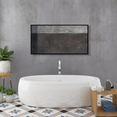 Shades Of Gray Print On Canvas