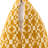Rhombus Mustard 24x24 Pillow-129077468-129077469