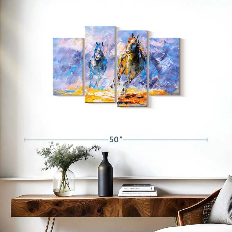 Huile de cheval Brampt, H 22 po x l 36 po