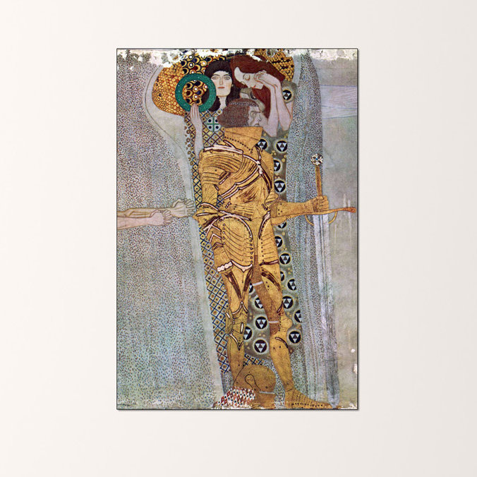 Gustav Klimt - Wrapped Canvas Painting, 90cm H x 60cm W x 1.8cm D