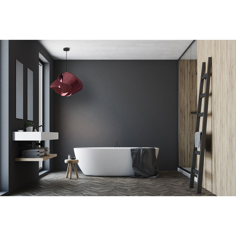 Luminaire suspendu Matilda, Violet, H 15,8 po x l 26,8 po x P 26,8 po