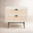 Brooks 2 - Drawer 24" Nightstand in White/Brown/Natural