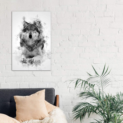 Wolf by Cornel Vlad - Print on Canvas