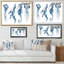 «Blue Ocean Fish Medusa Whale Seahorse», reproduction sur toile-67236328-67236343