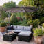Luzi 4 Person Seating Group with Cushions-374202919-374202918