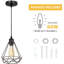 Luminaire suspendu géométrique simple à 1 lumière