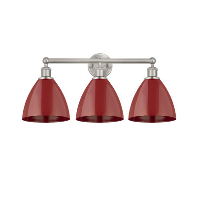 Éclairage pour meuble-lavabo 3 lumières 25,5 pouces Anglie Dome